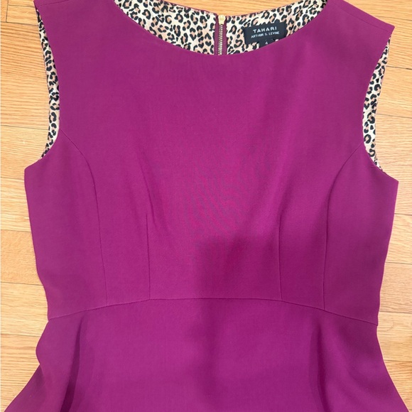 Tahari Magenta Dress, Size 4 - Picture 3 of 4